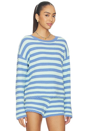BEACH RIOT Beach Sweater in Blue,Mint