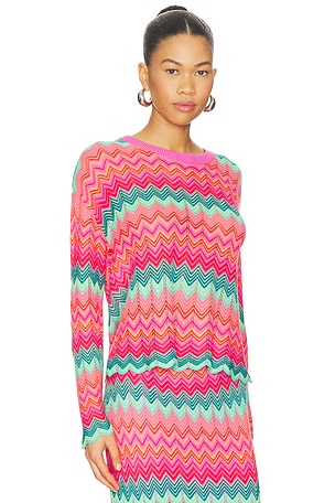 BEACH RIOT Beach Sweater in Pink