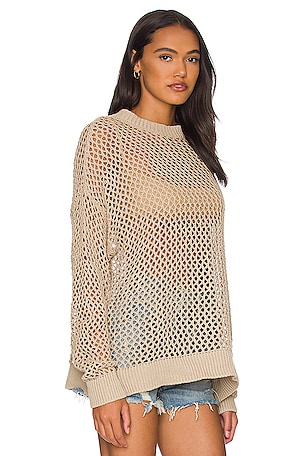 BEACH RIOT Hilary Sweater in Tan