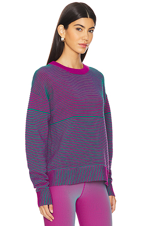 BEACH RIOT Occulus Sweater in Purple