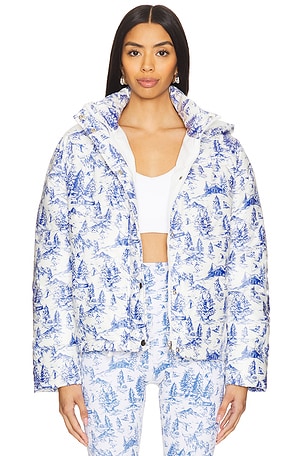 CASACO PUFFER COM CAPUZ BEACH RIOT