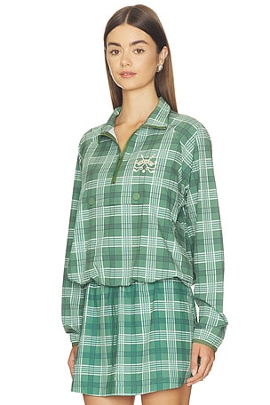 BEACH RIOT Atticus Pullover Jacket in Green. Size M. Also