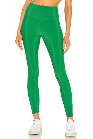 Beyond Yoga Spacedye Caught in the Midi High Waisted Legging in Green Ivy