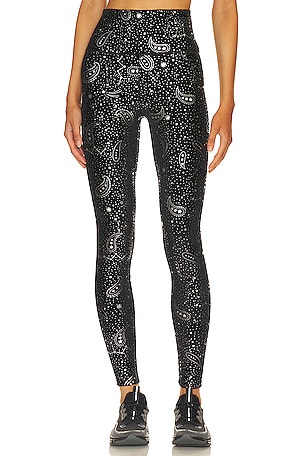 Beyond Yoga Alloy Ombre High Waisted Midi Leggings Speckled Size Medium