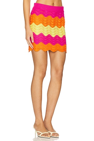 BEACH RIOT Bali Skirt in Pink