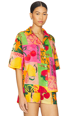 BEACH RIOT Naida Top in Orange