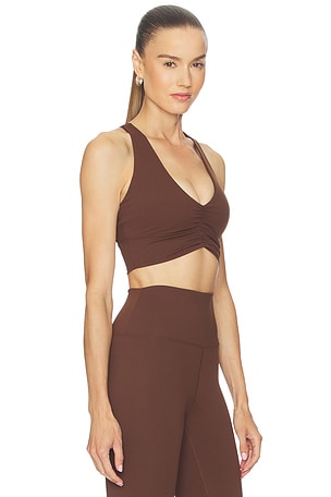 BEACH RIOT Mindy Top in Brown. Size XS. Also