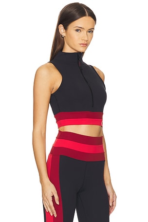 BEACH RIOT Etta Top in Black