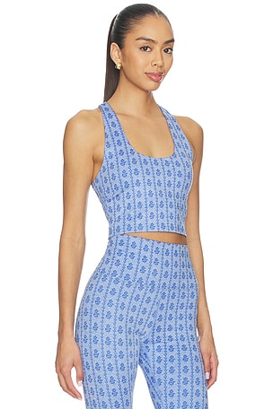 BEACH RIOT Yara Tank Top in Blue