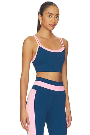 BEACH RIOT Winston Top in Navy,Pink