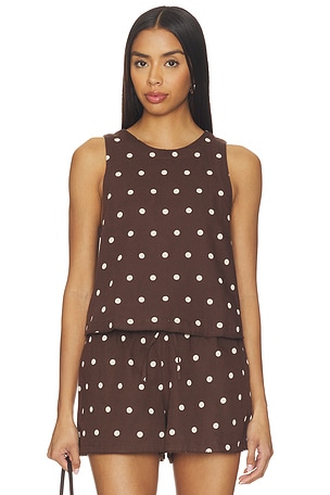 Dollie Sleeveless Top BEACH RIOT