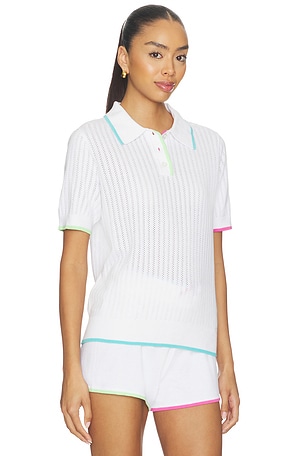 BEACH RIOT Sia Top in White