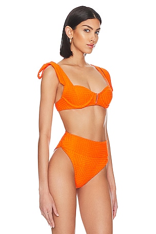 BEACH RIOT Blaire Top in Orange