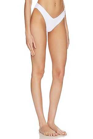 BEACH RIOT Vanessa Bikini Bottom in White