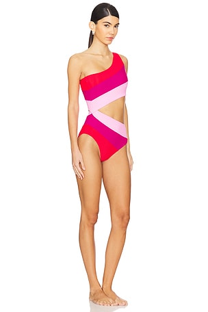 BEACH RIOT Joyce One Piece in Fuschia