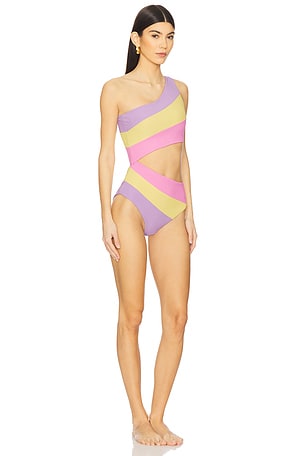 BEACH RIOT Joyce One Piece in Purple,Pink