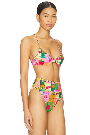 BEACH RIOT Kori Bikini Top in Pink