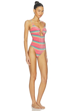 BEACH RIOT Lindy One Piece in Coral,Mint