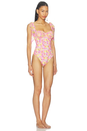 BEACH RIOT Dede One Piece in Pink