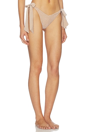 BEACH RIOT Philippa Bottom in Metallic Neutral