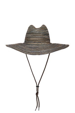 Brixton Mitch Packable Sun Hat in Brown