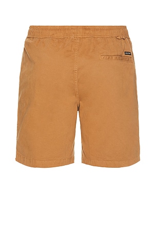 Brixton Everyday Vintage Wash Short in Brown. Size M. Also