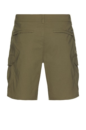 Brixton Shyft Stretch Cargo Short in Green