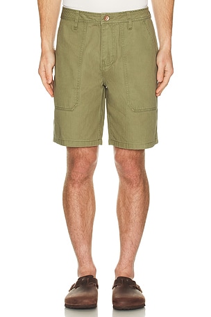 Surplus Vintage Wash Herringbone Shorts Brixton