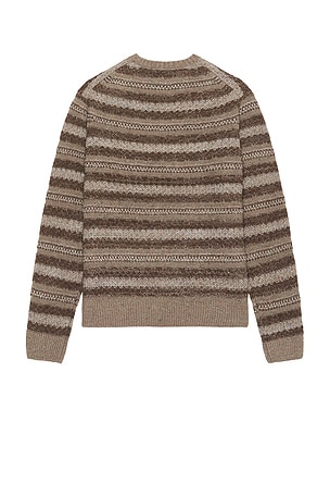 Brixton Midnight Crew Sweater in Neutral