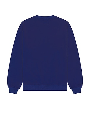 Brixton x Ford Number One Relaxed Fleece Crew Sweatshirt in Blue