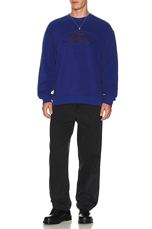 x Ford Number One Relaxed Fleece Crew Sweatshirt Brixton