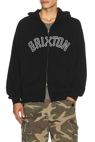 Dugout Full Zip Fleece Hoodie Brixton