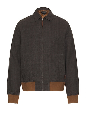 Dillinger Houndstooth Bomber Jacket Brixton