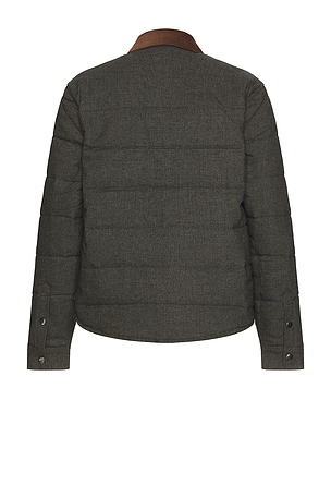 Brixton Cass Menswear Jacket in Charcoal