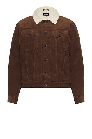 Cable Sherpa Lined Trucker Jacket Brixton