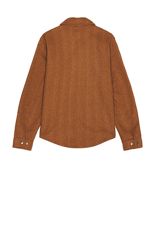 Brixton Durham Brushed Jacket in Brown