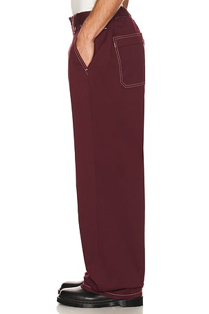 Brixton Union Baggy Pant in Burgundy. Size XL/1X. Also