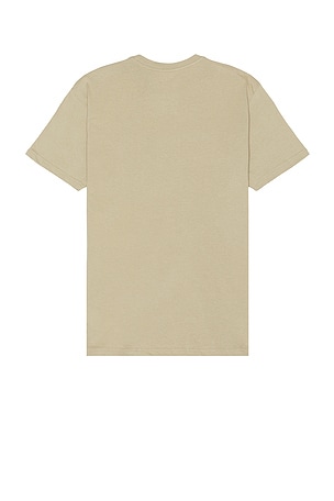 Brixton Prescott Short Sleeve Tailored Tee in Brown