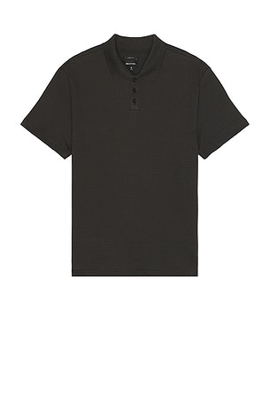 Waffle Short Sleeve Polo Brixton