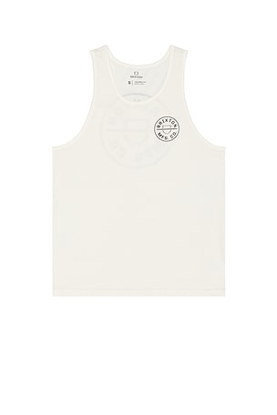 Brixton Crest Tank Top in White