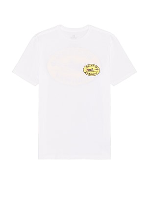 Brixton Dragway Tailored Tee in White