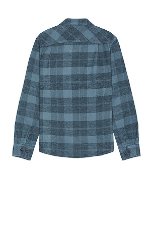 Brixton Bowery Heavyweight Flannel in Blue