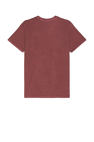 Brixton Repair Tee in Burgundy