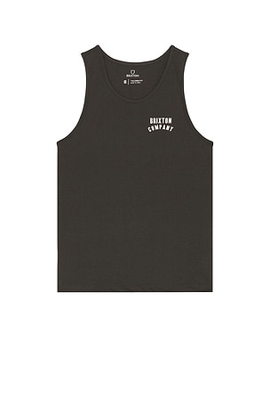 Brixton Woodburn Tank Top in Black