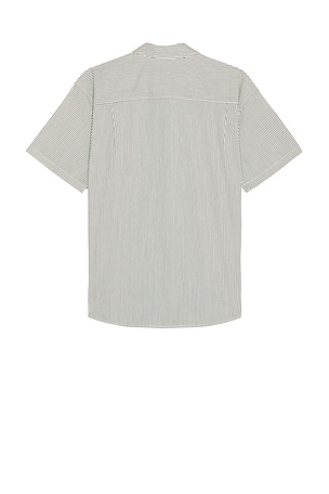 Brixton Builders Auto Short Sleeve Shirt in Black