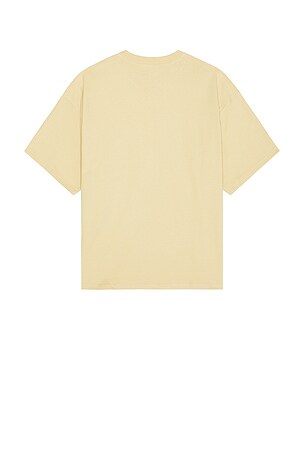 Brixton Worldwide Heavy Weight Relaxed Tee in Cream