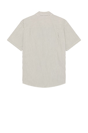 Brixton Builders Auto Shirt in Black,White