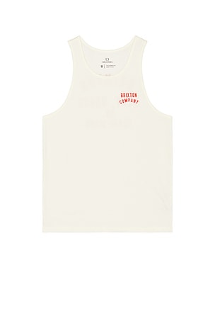 Brixton Woodburn Tank Top in White