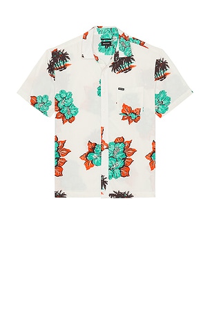 Cru Print Relaxed Short Sleeve Shirt Brixton