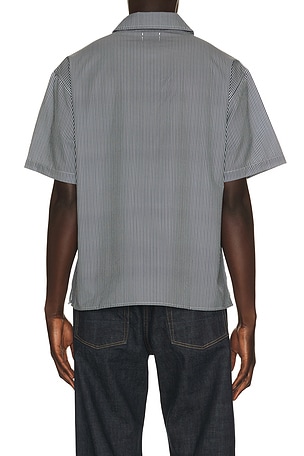 Brixton Journey Lightweight Woven Shirt in Navy